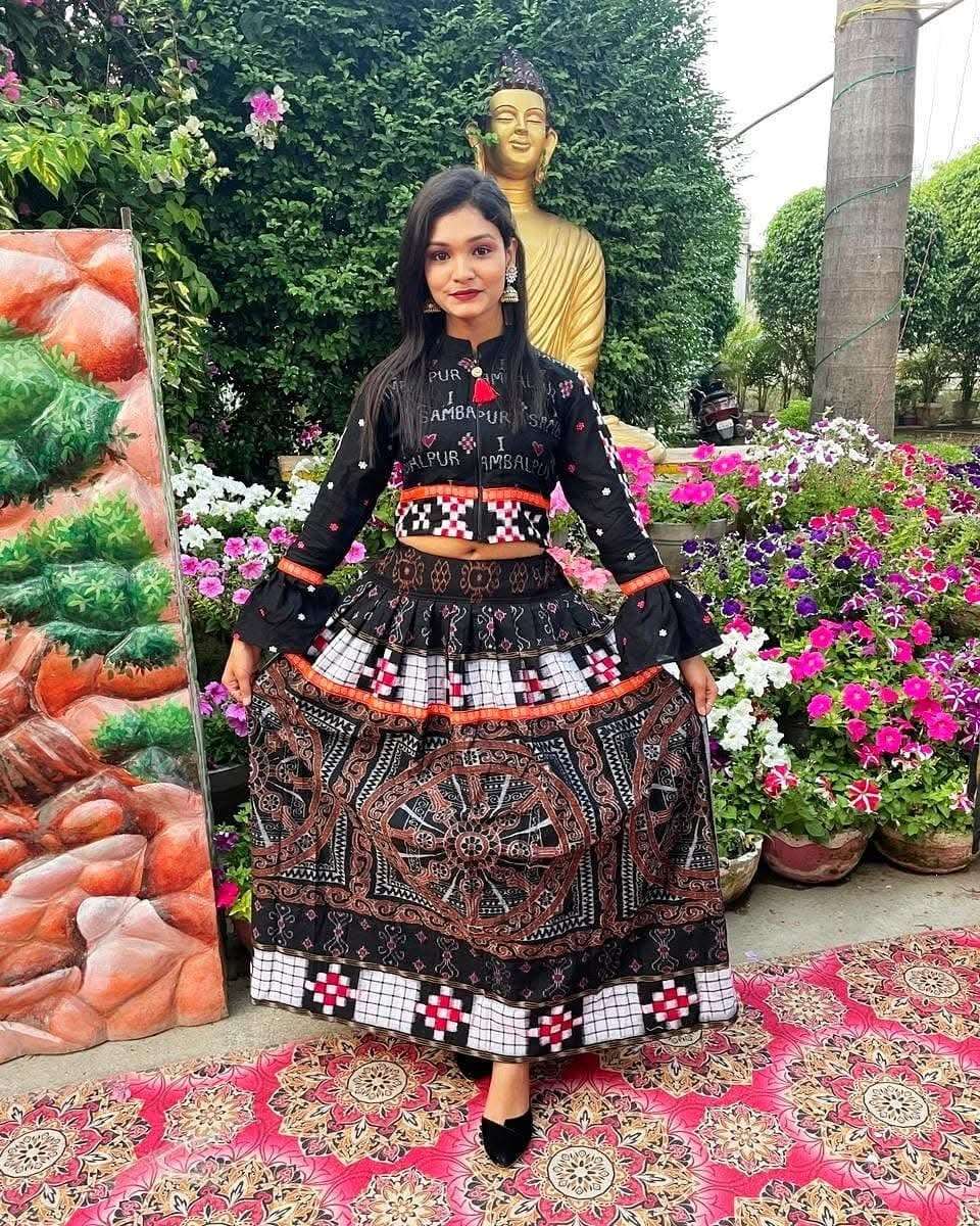 Konark handwoven lehenga