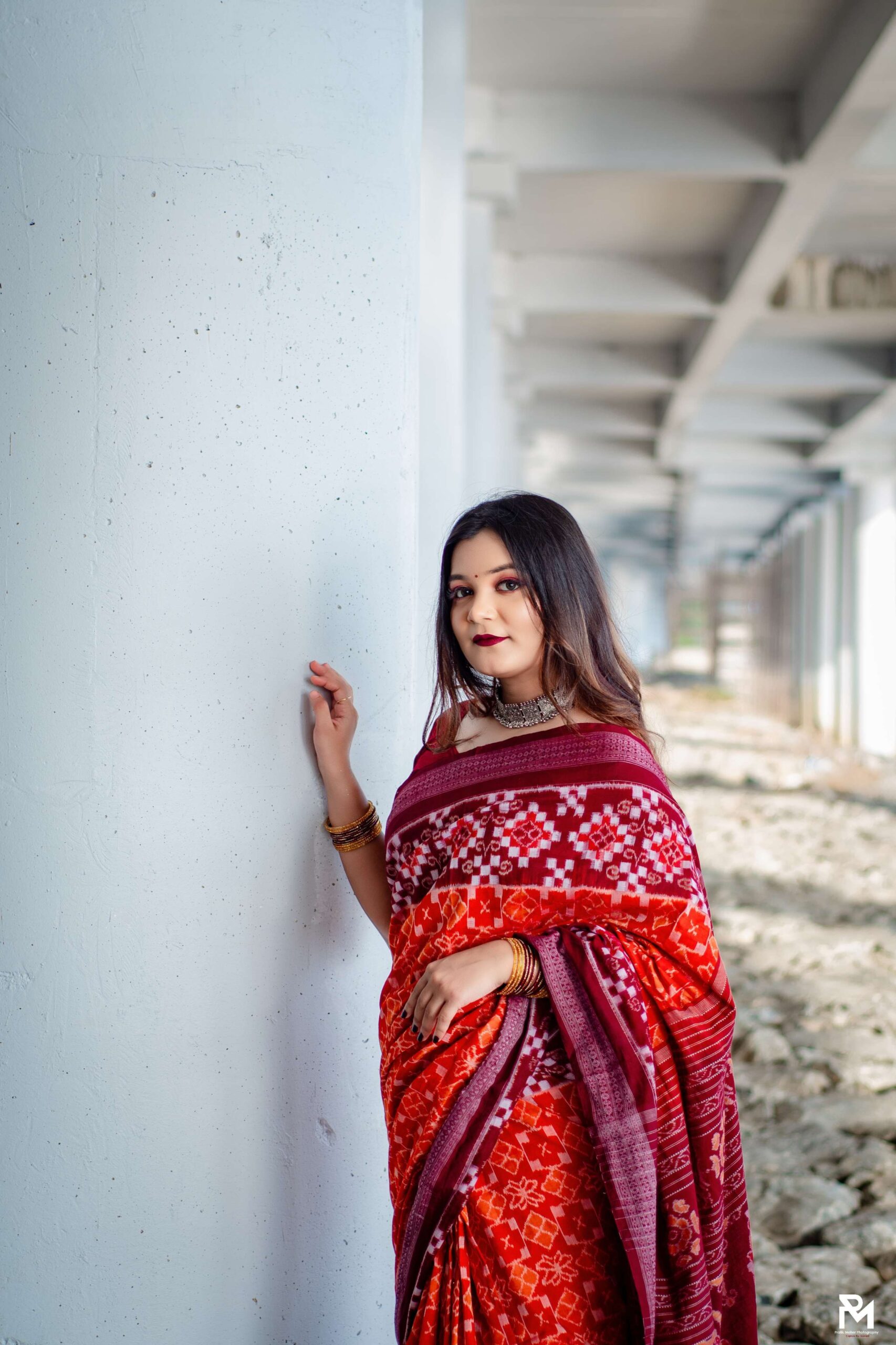 Sambalpuri red black saptaper - Image 3